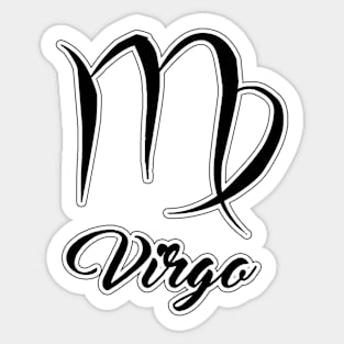 Virgo Zodiac Design Sticker